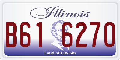 IL license plate B616270