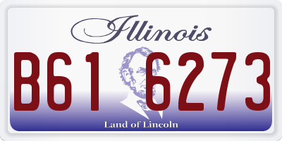 IL license plate B616273