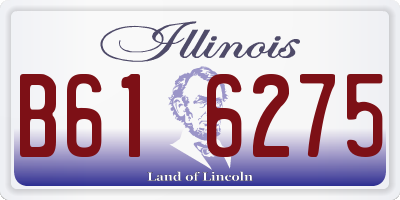 IL license plate B616275