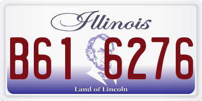 IL license plate B616276