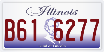 IL license plate B616277