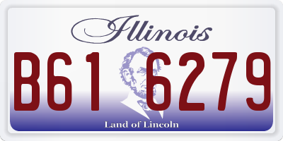 IL license plate B616279