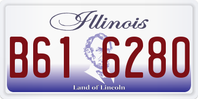 IL license plate B616280