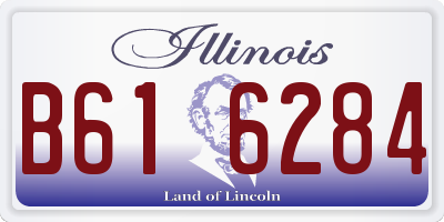 IL license plate B616284