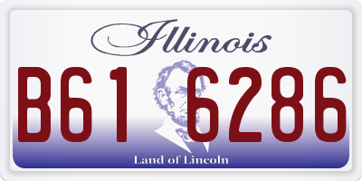 IL license plate B616286