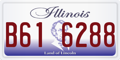 IL license plate B616288