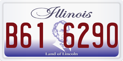 IL license plate B616290