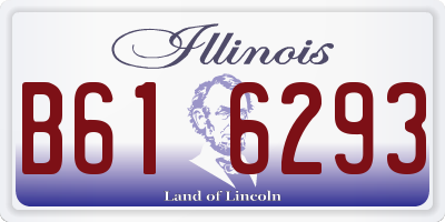 IL license plate B616293