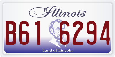 IL license plate B616294