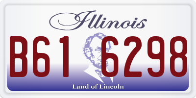IL license plate B616298