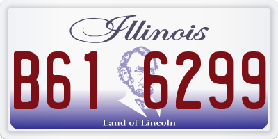 IL license plate B616299