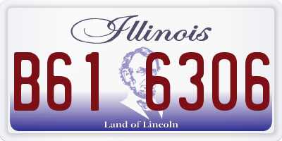 IL license plate B616306