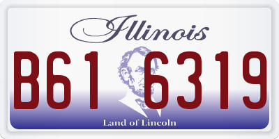 IL license plate B616319