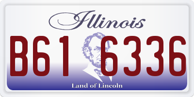 IL license plate B616336