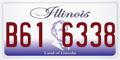 IL license plate B616338