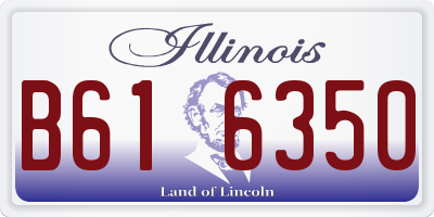 IL license plate B616350