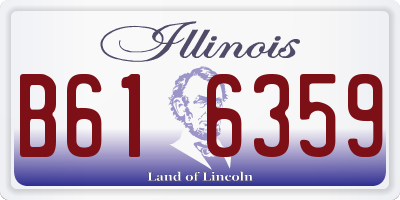IL license plate B616359