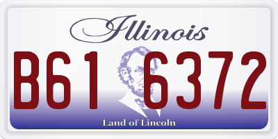 IL license plate B616372