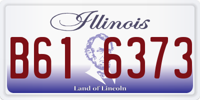 IL license plate B616373