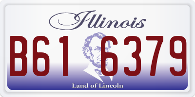 IL license plate B616379