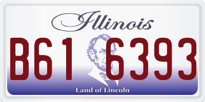IL license plate B616393