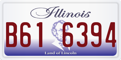 IL license plate B616394