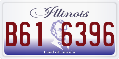 IL license plate B616396