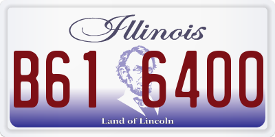 IL license plate B616400