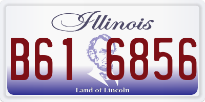 IL license plate B616856