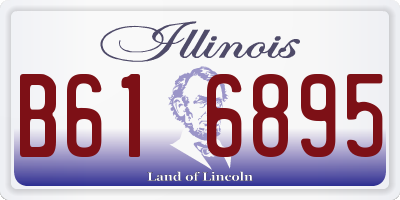 IL license plate B616895