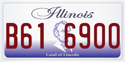 IL license plate B616900