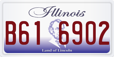 IL license plate B616902