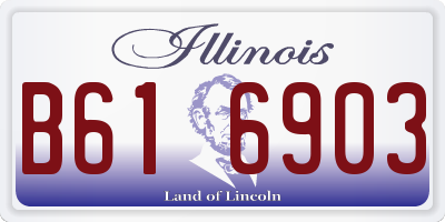 IL license plate B616903