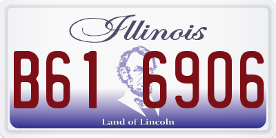 IL license plate B616906