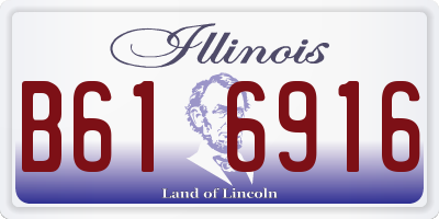 IL license plate B616916