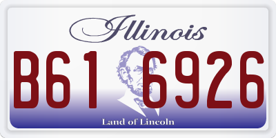IL license plate B616926