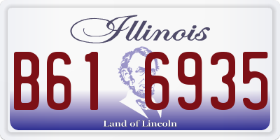IL license plate B616935