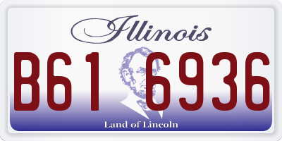 IL license plate B616936