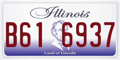 IL license plate B616937