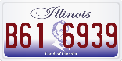 IL license plate B616939