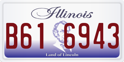 IL license plate B616943