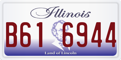 IL license plate B616944
