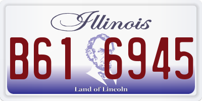 IL license plate B616945