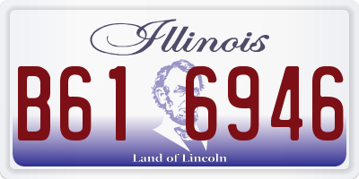 IL license plate B616946