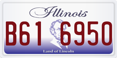 IL license plate B616950