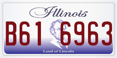 IL license plate B616963