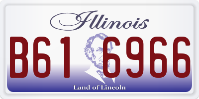 IL license plate B616966