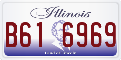 IL license plate B616969