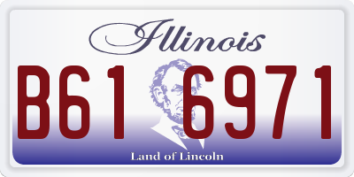 IL license plate B616971