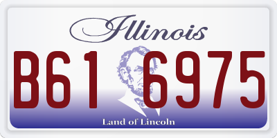 IL license plate B616975